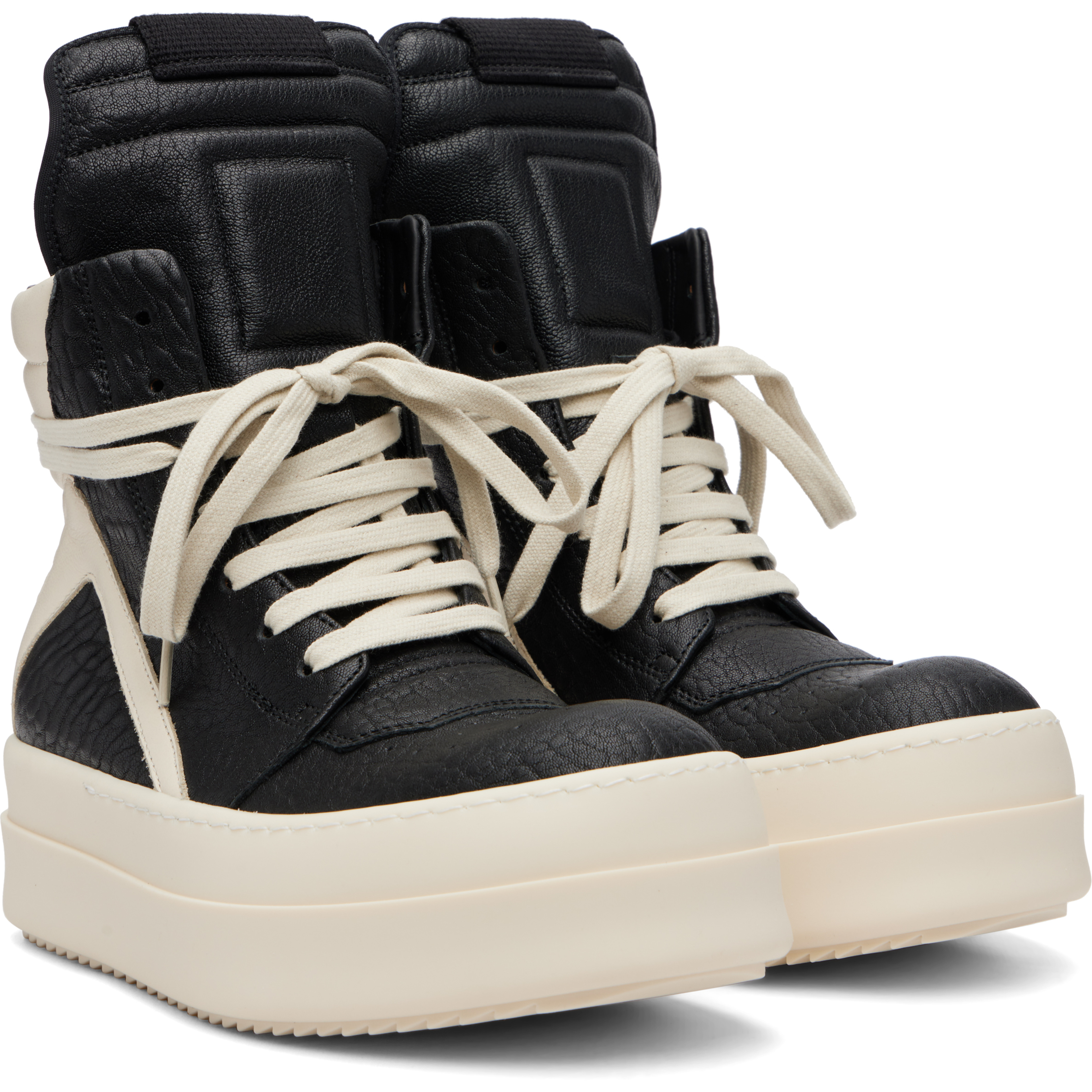 Black & Off-White Temple Mega Bumper Geobasket Sneakers