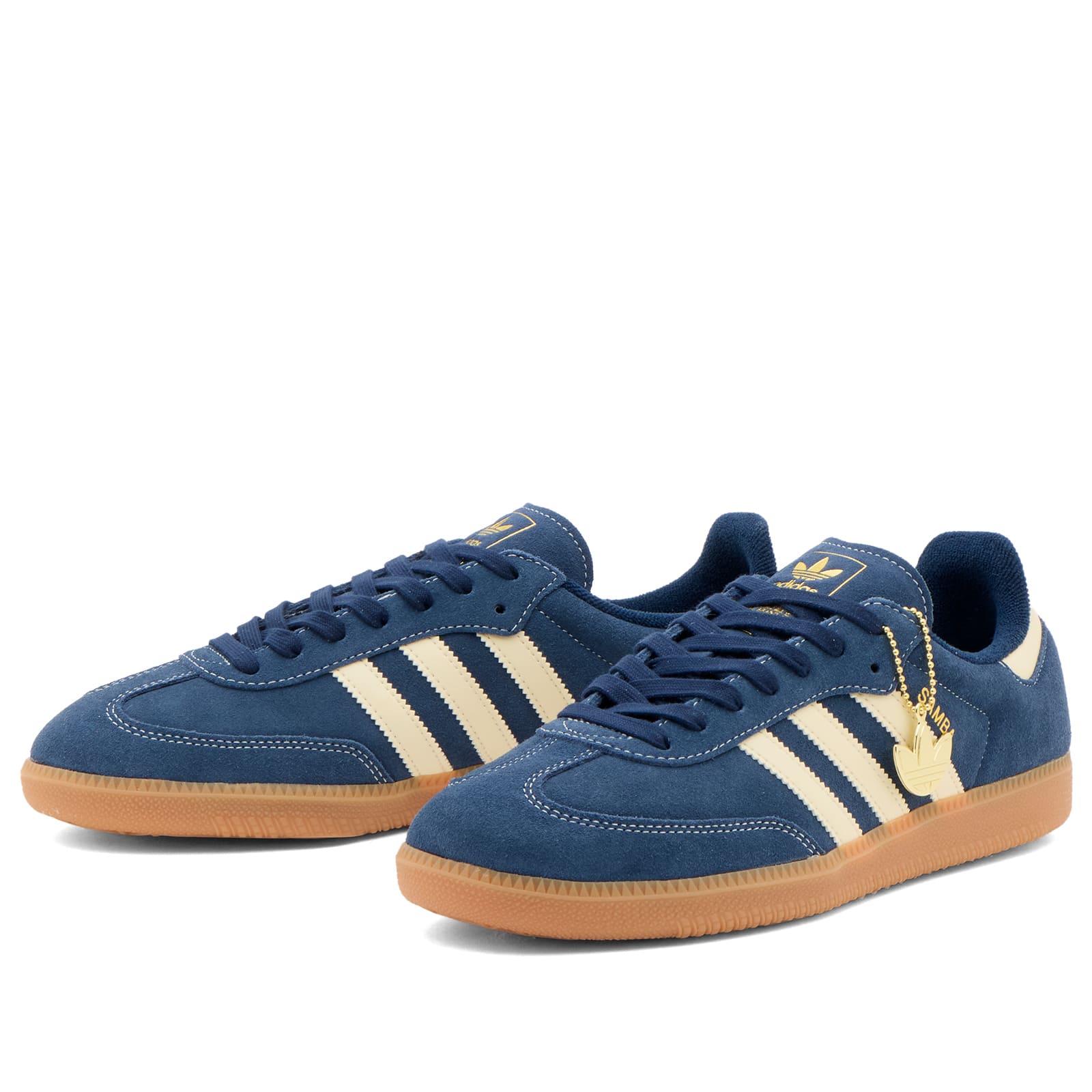 Men's Samba OG Sneaker in Night Indigo/Warm Vanilla/Gum
