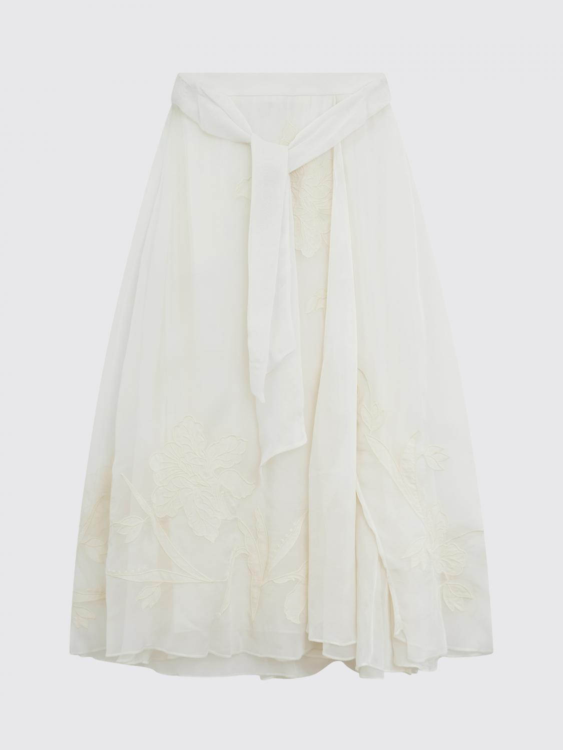 Skirt Woman color Ivory