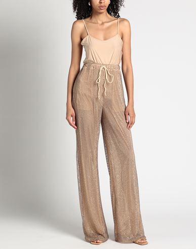 Woman Pants Beige