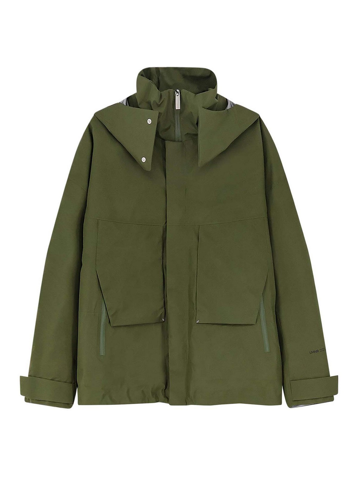 Waterproof jacket with padding