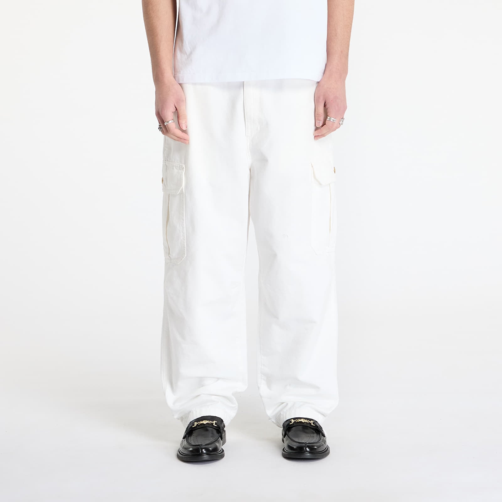 Pants Carhartt WIP Stanton Cargo Pant UNISEX Wax Stone Washed