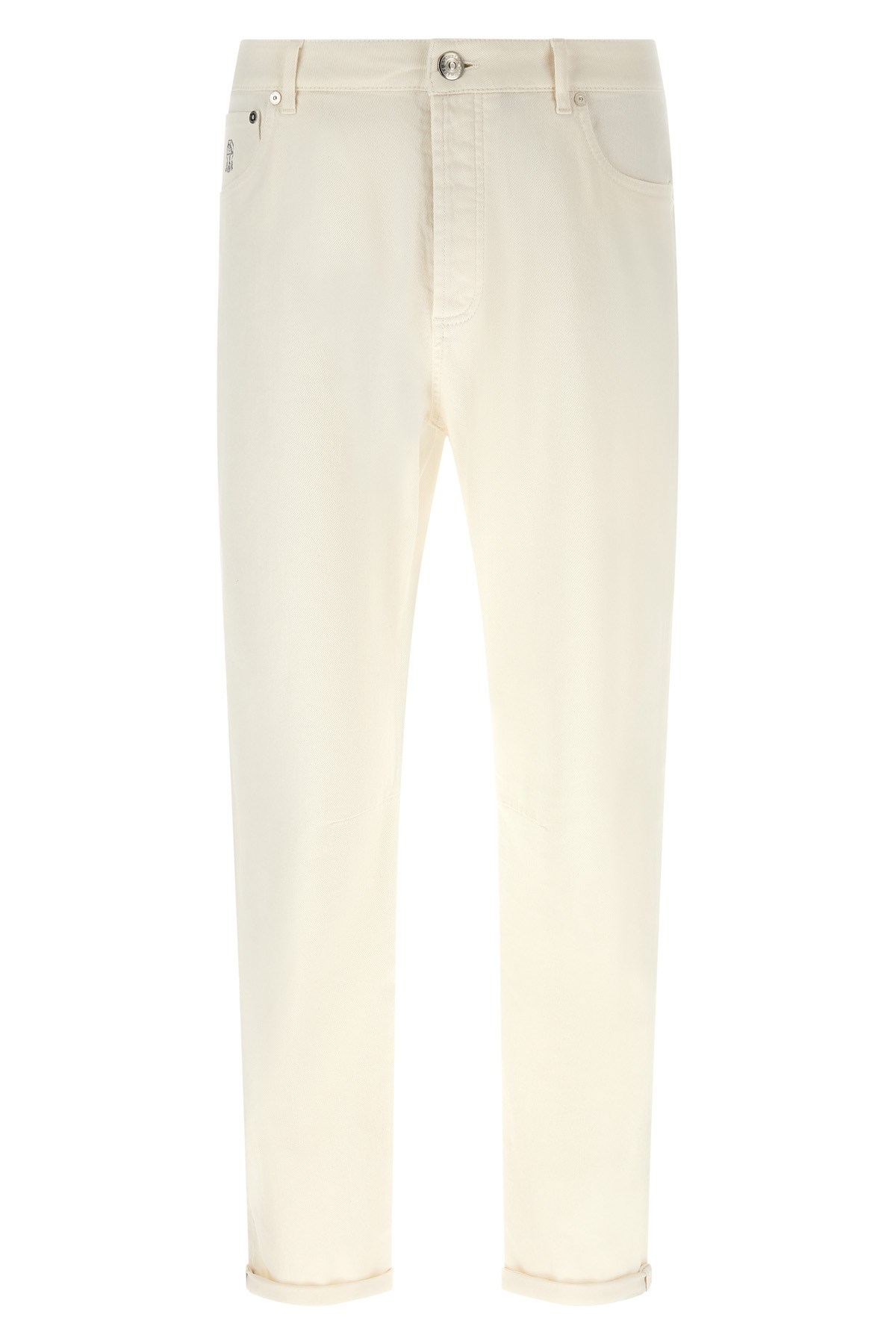 Logo Embroidery Jeans