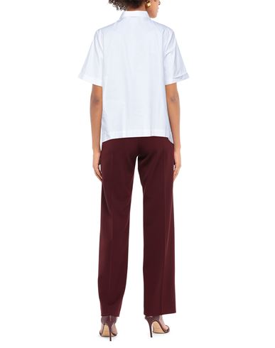 Woman Shirt White Size 6 Cotton, Elastane