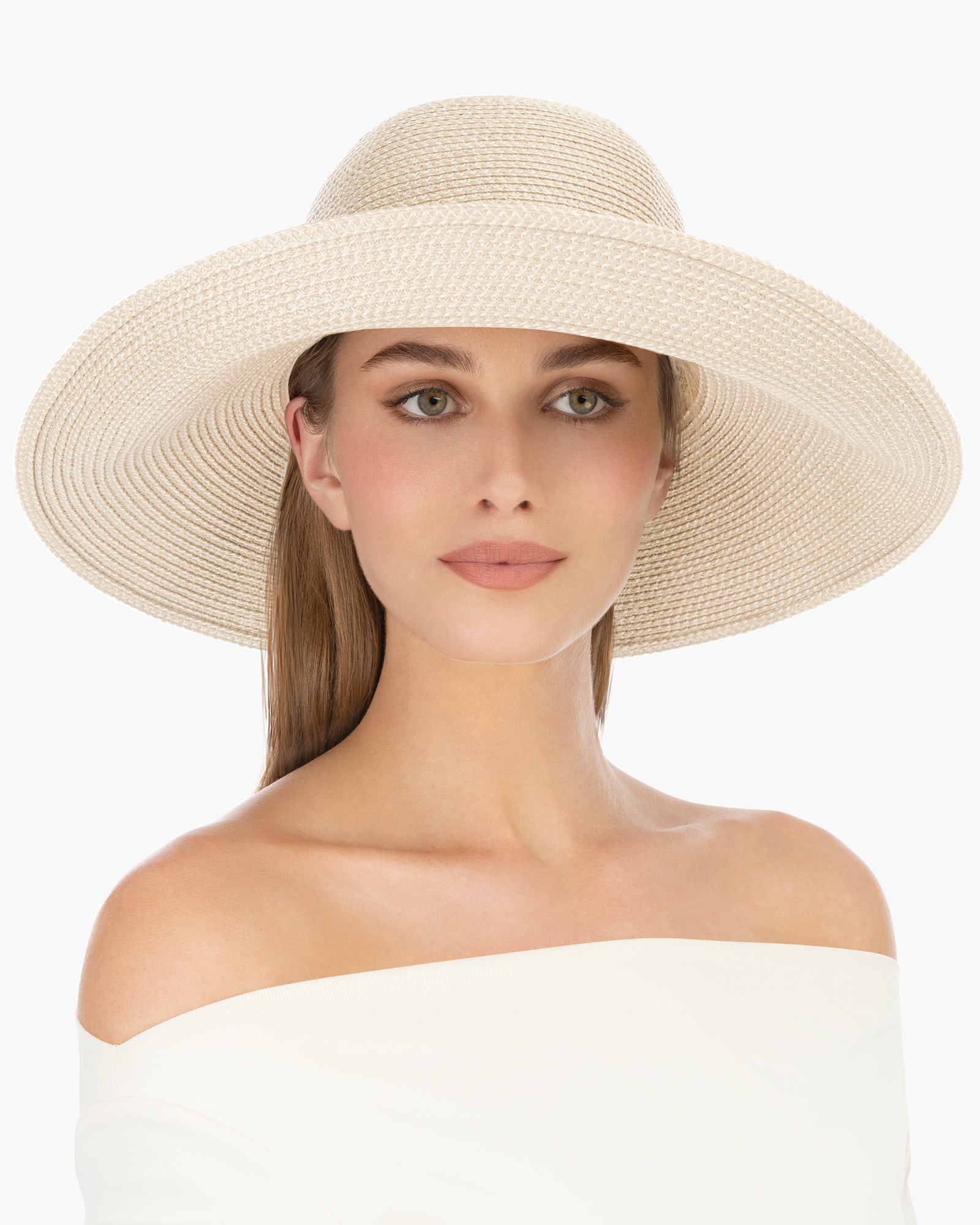 OriginalCream Bella Packable Sun Hat for Women, 50+ UPF Protection, Soft & Lightweight, Elasticized Inner Band