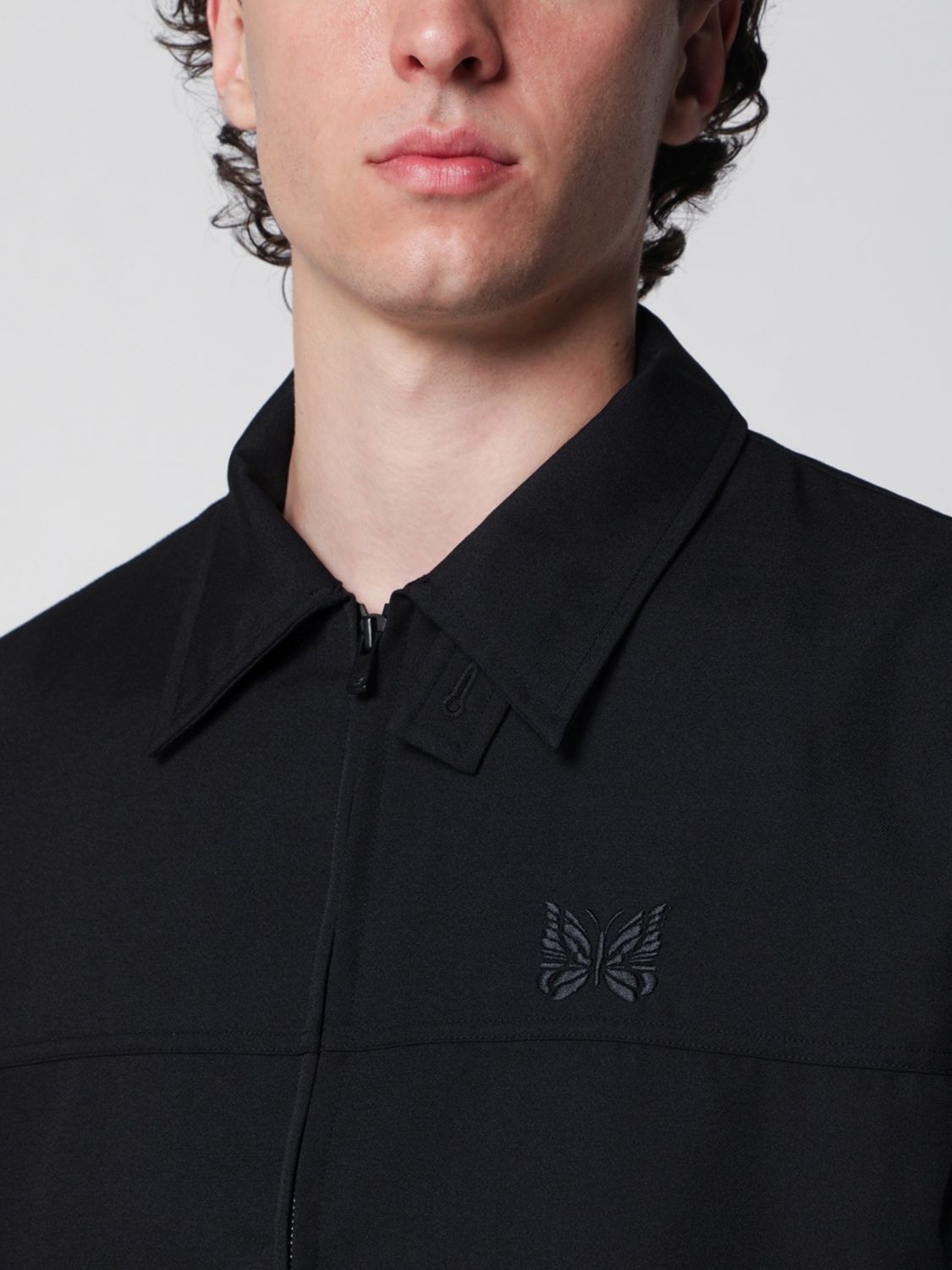 Coat Men color Black