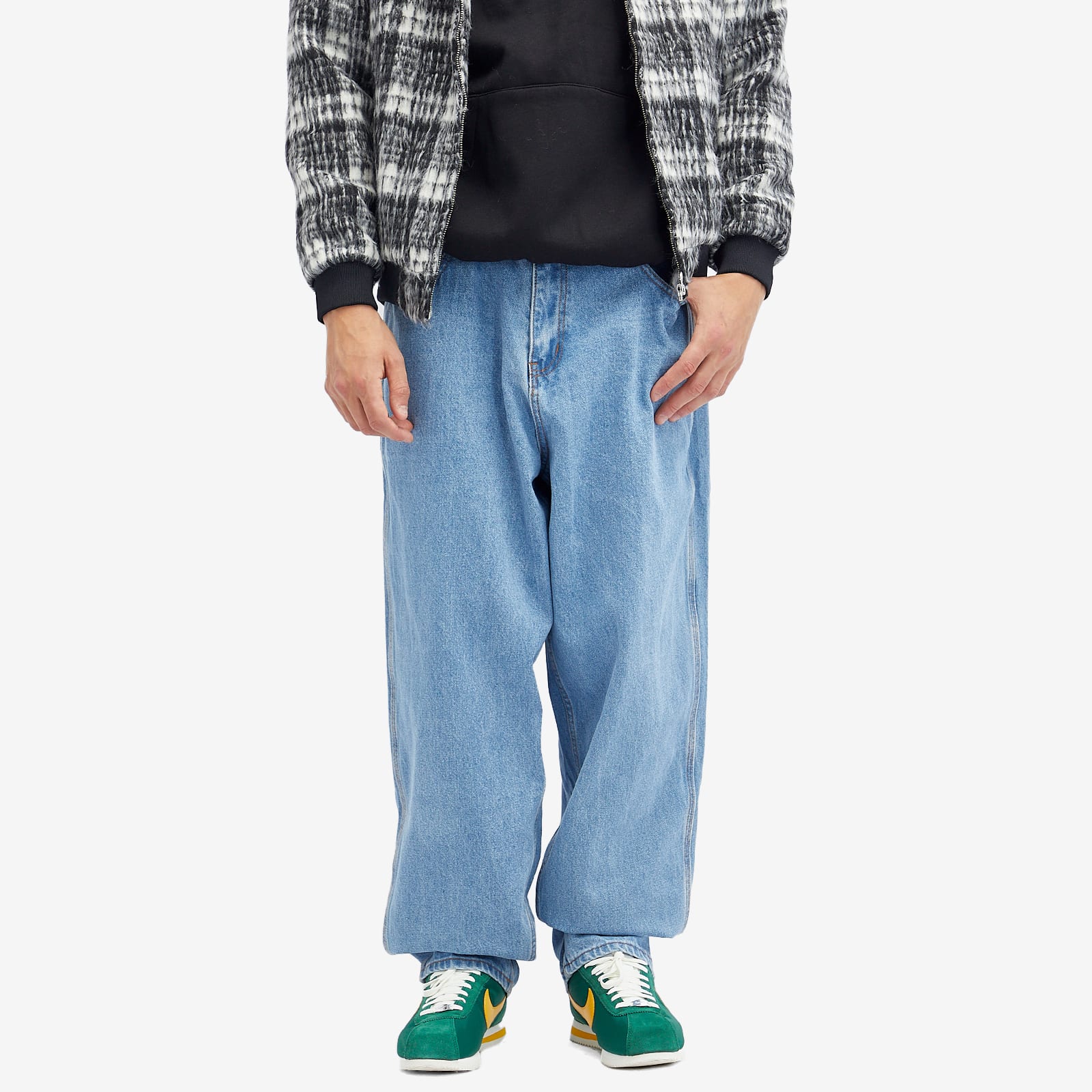 Men's Santosuosso Denim Jeans in Washed Indigo