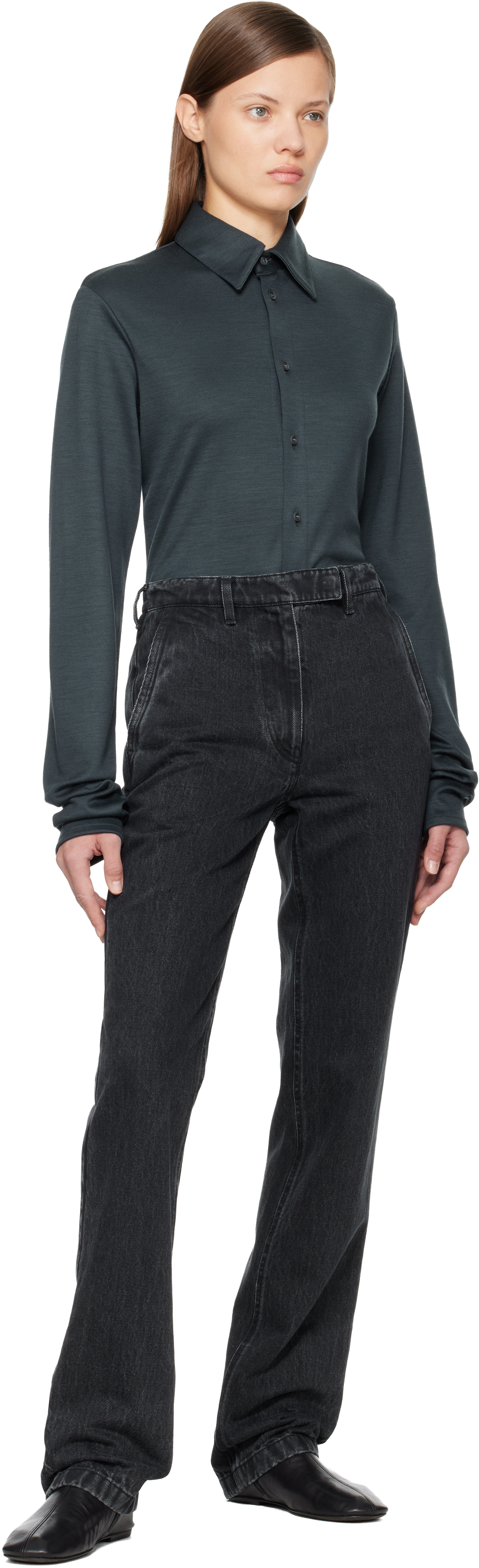 Black Faded Jeans