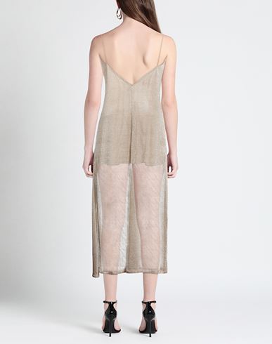 The Nina Studio Woman Midi dress Gold Size L Polyester