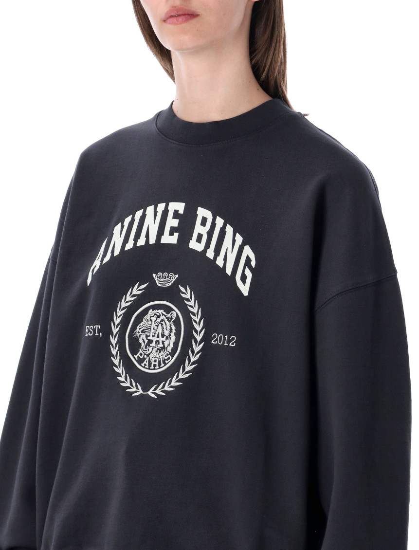 Black Graphic Sweatshirt
