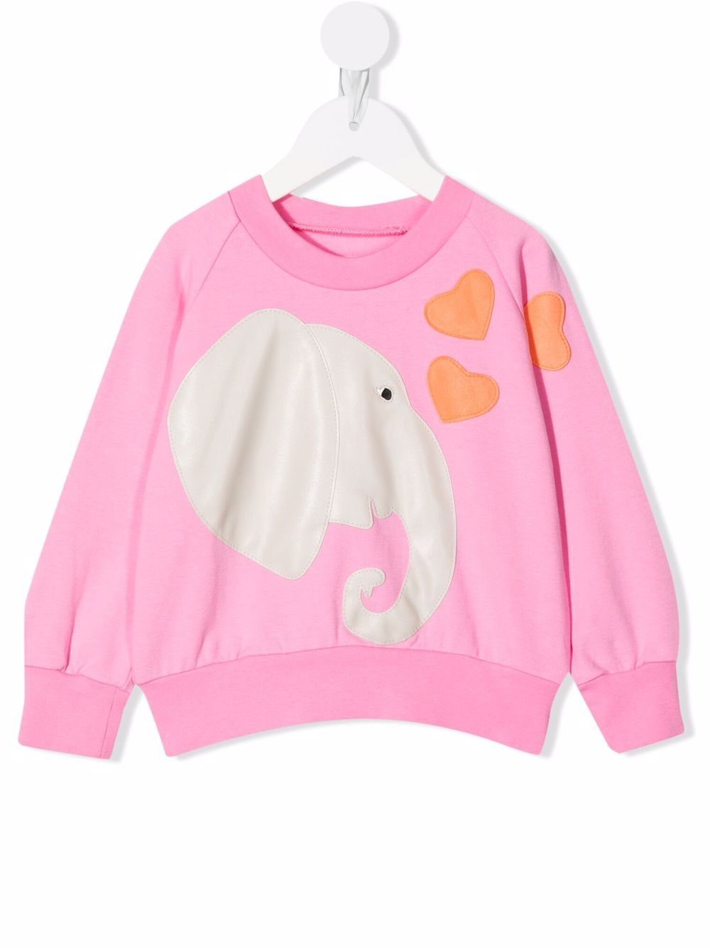 Pippi organic-cotton sweatshirt - Pink