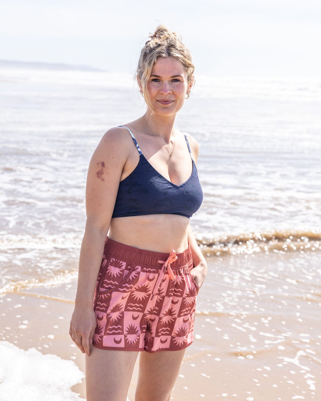 Saltrock Equinox Womens Boardshorts in Coral - Orange