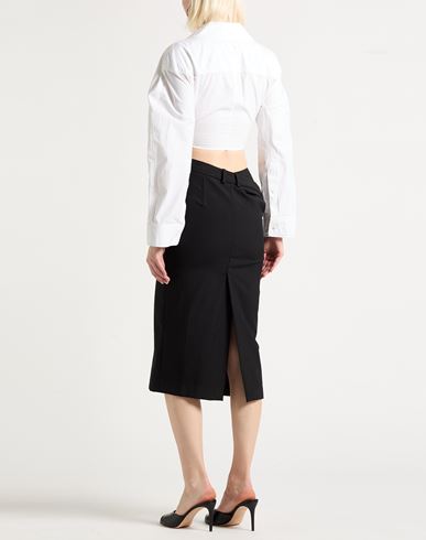 Woman Midi skirt Black Size 0 Virgin Wool