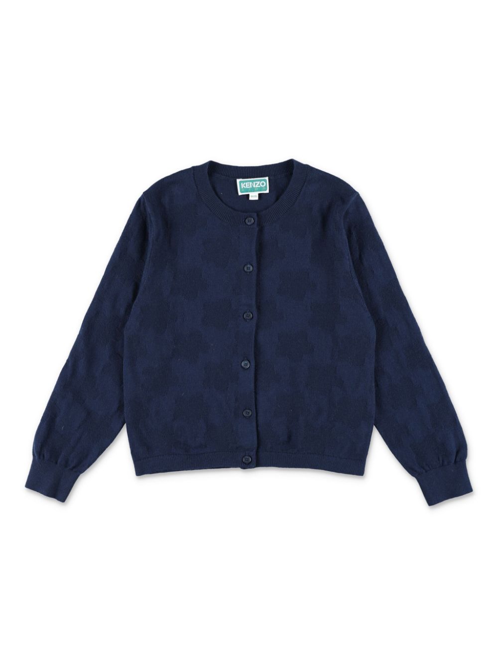 Boke Flower cotton wool cardigan - Blue