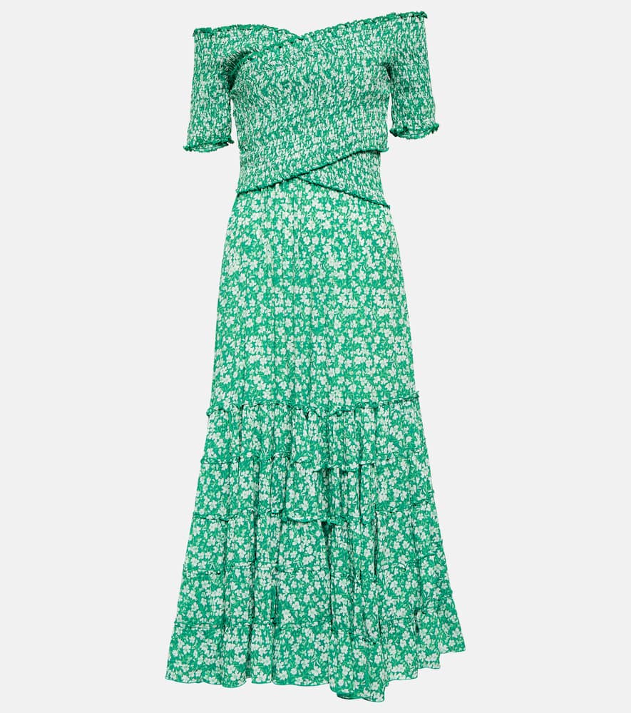 Soledad floral midi dress