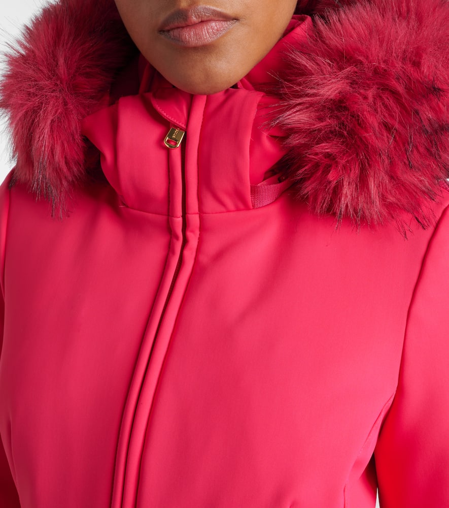The Giselle faux fur-trimmed ski jacket