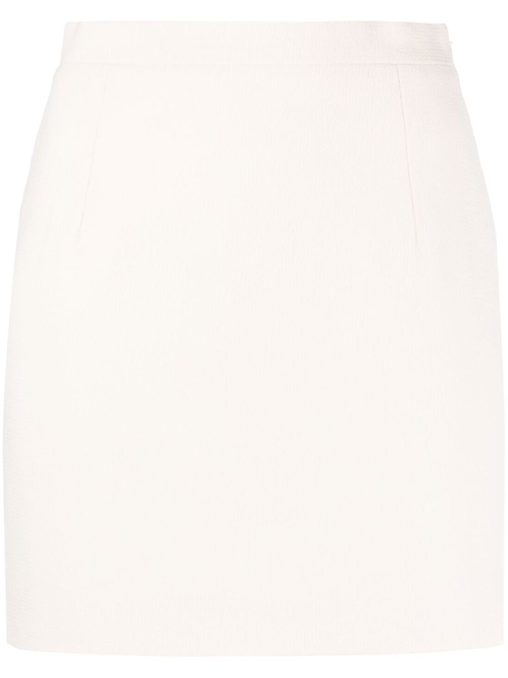 Virgin wool miniskirt - Black