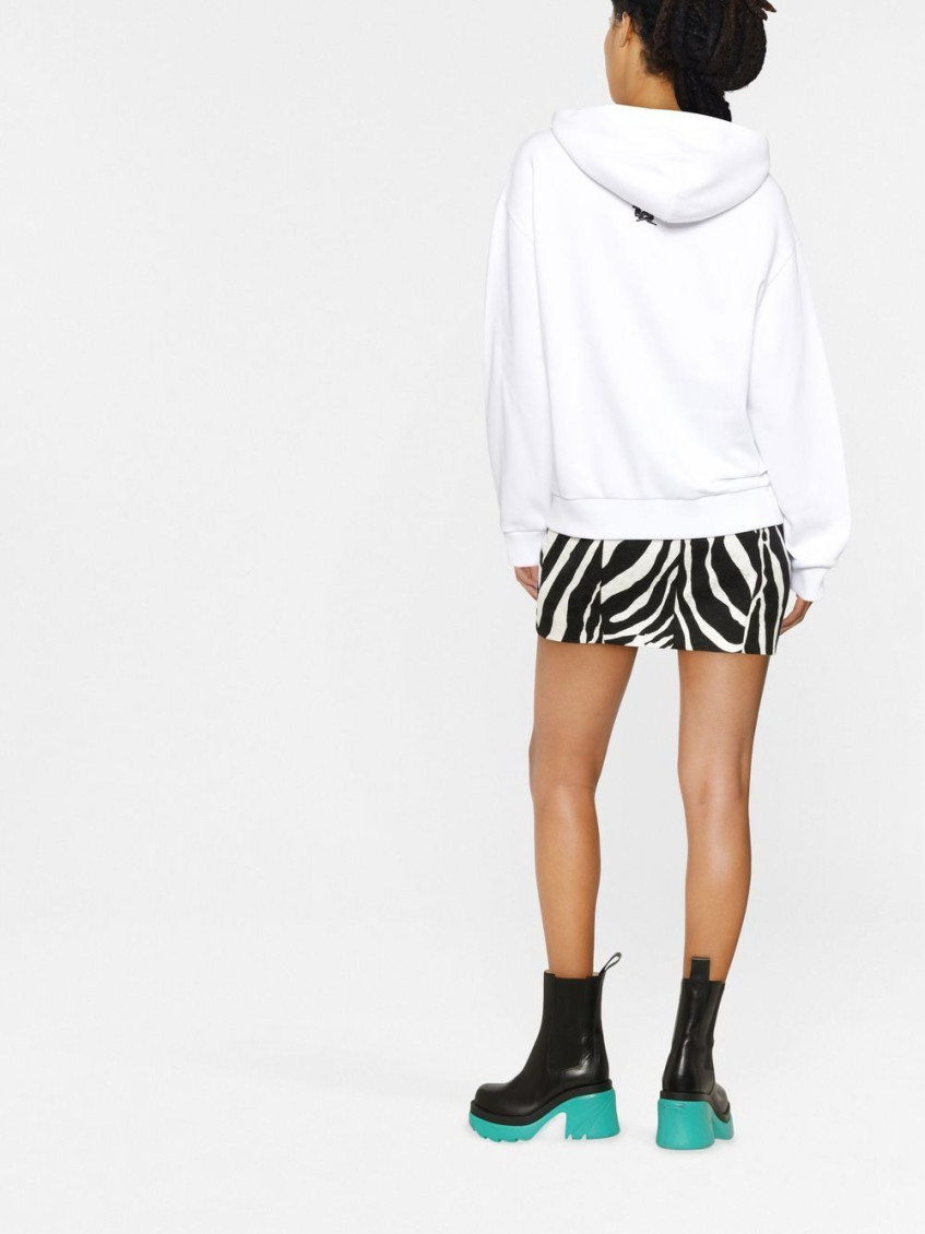 X Thebe Magugu logo-print hoodie