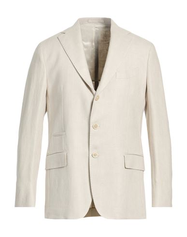 Platinum Man Blazer Off white Size 40 Linen