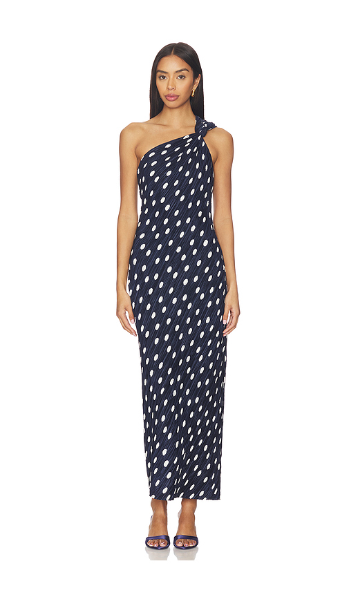 Cult Gaia Terre Dress in Navy. - 4 also
