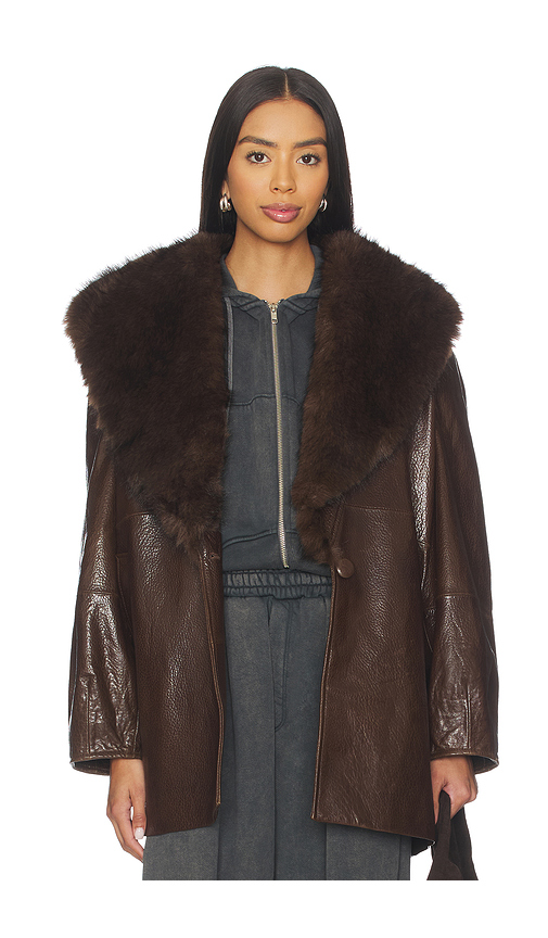 Ducie MANTEAU NOVA en Brown. M. Also en L