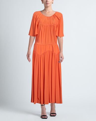 Marni Woman Maxi dress Orange Size 0 Silk