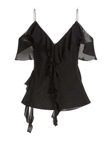 Woman Top Black Size 3 Silk