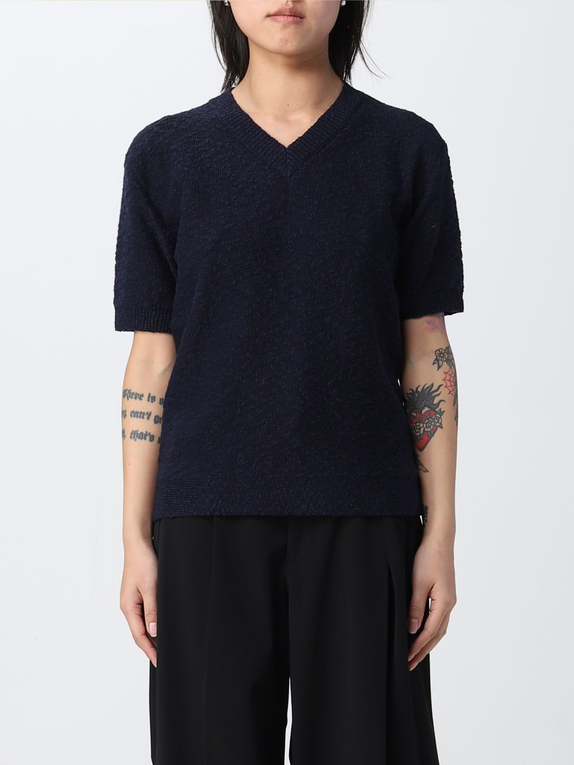 Sweatshirt Woman color Blue