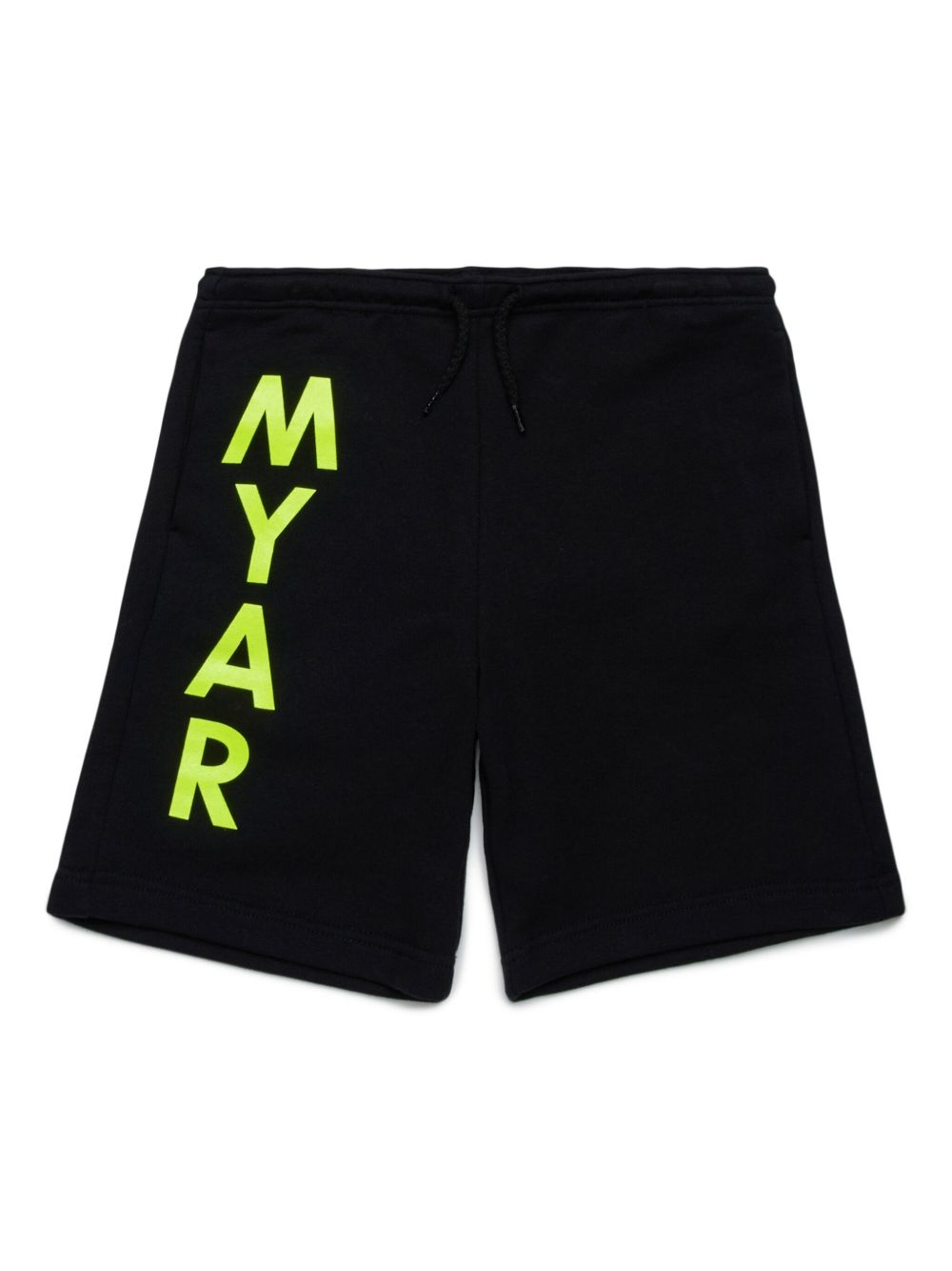 MYAR KIDS logo-print shorts - Black