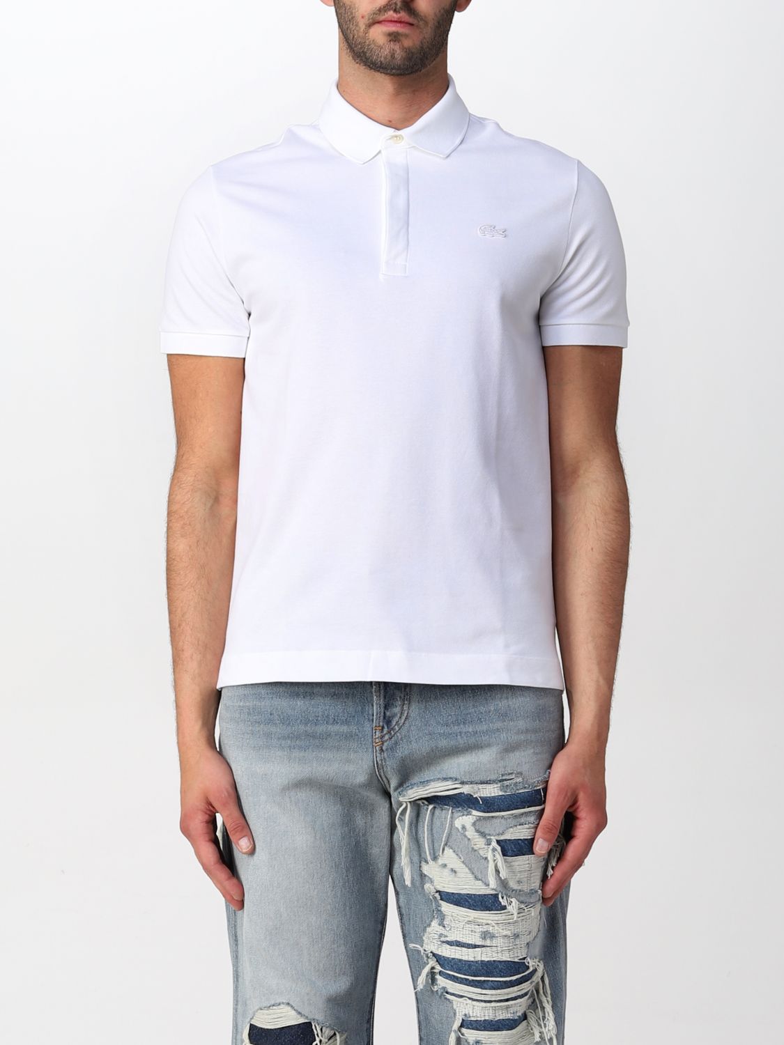 Polo Shirt Men colour White