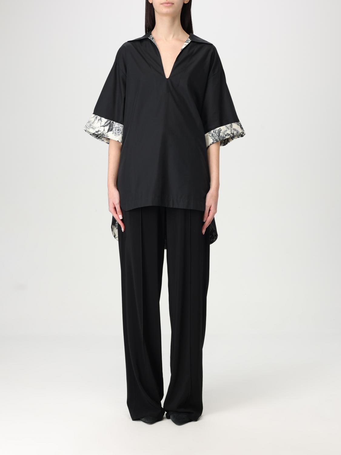Top Woman color Black