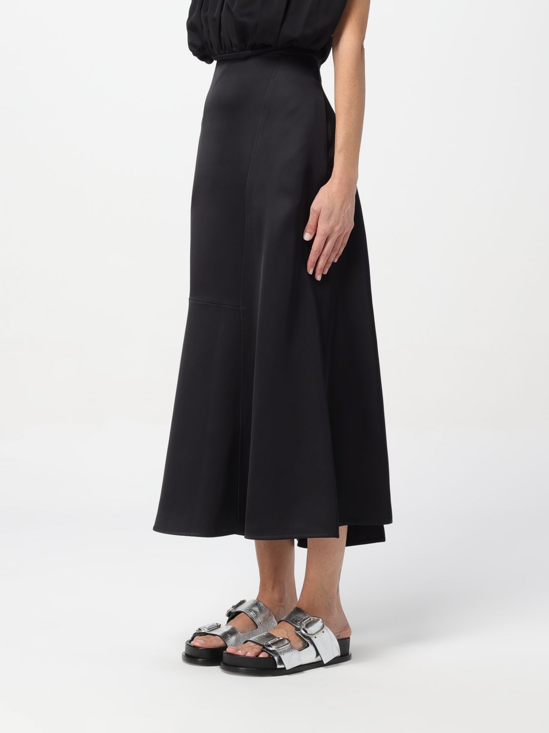 Skirt Woman color Black