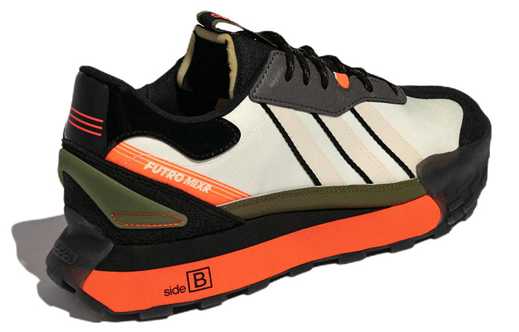 Neo Futro Mixr Retro Athleisure Casual Sports Shoe Unisex Black FM Shoe 'Black White Orange'