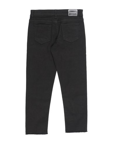 Kid Girl Jeans Black Size 13 Cotton, Elastane