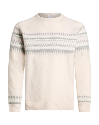 Platinum Man Sweater Light grey Size L Cashmere, Silk, Polyester