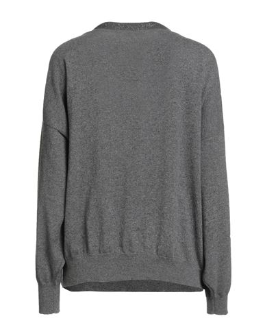 Cashmere Woman Sweater Grey Size M Cashmere, Ecobrass, Cotton, Elastane