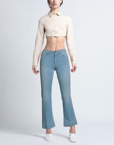 Woman Jeans Blue Size 26 Cotton, Organic cotton, Elastomultiester, Elastane