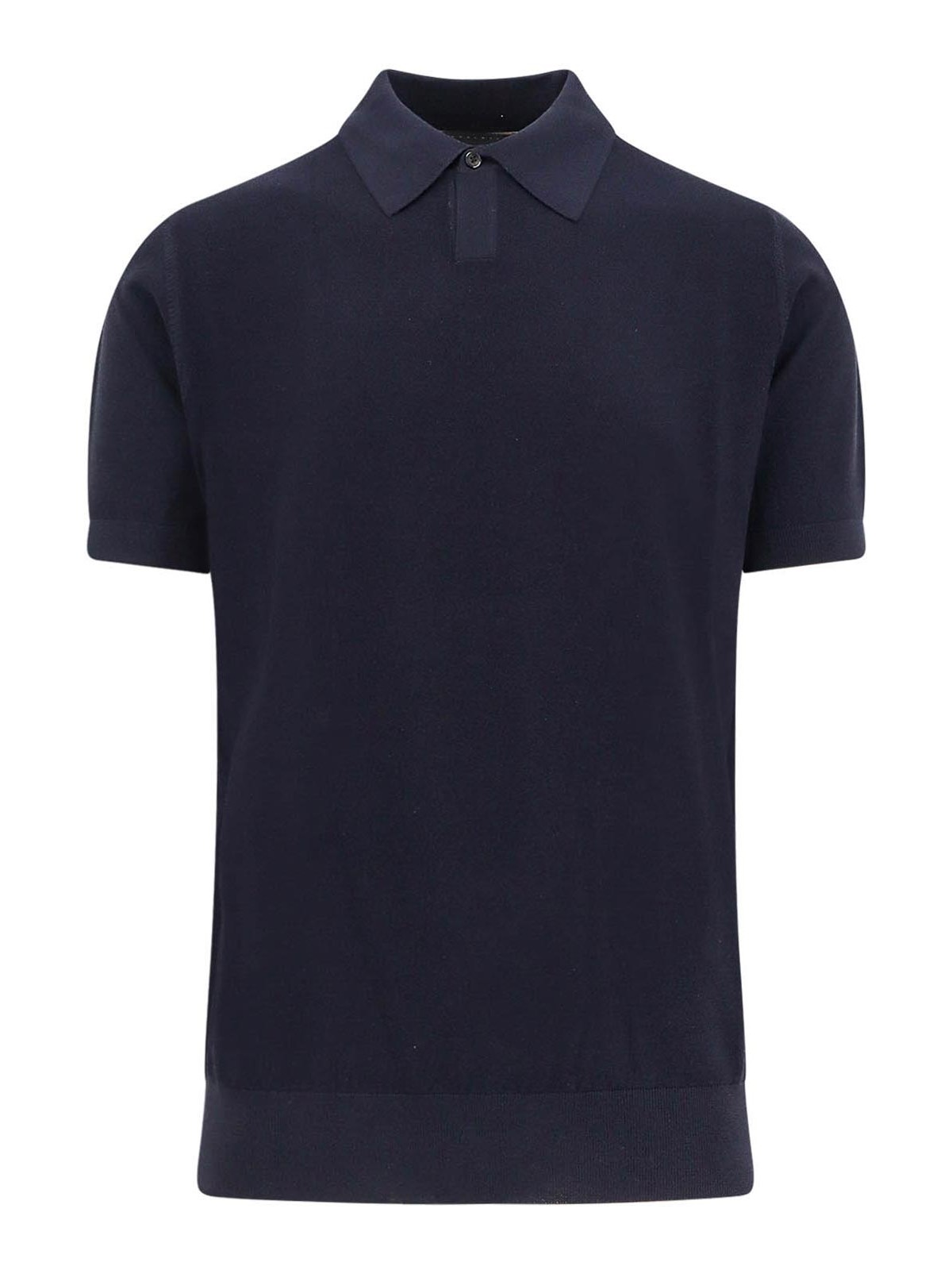 Virgin wool polo shirt