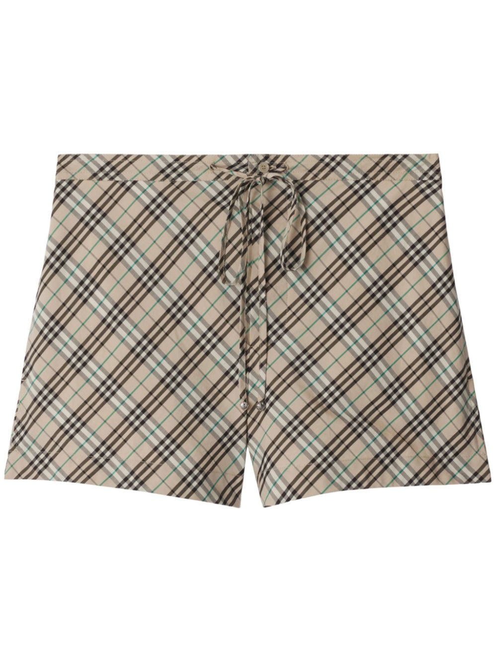 Vintage Check shorts - Neutrals