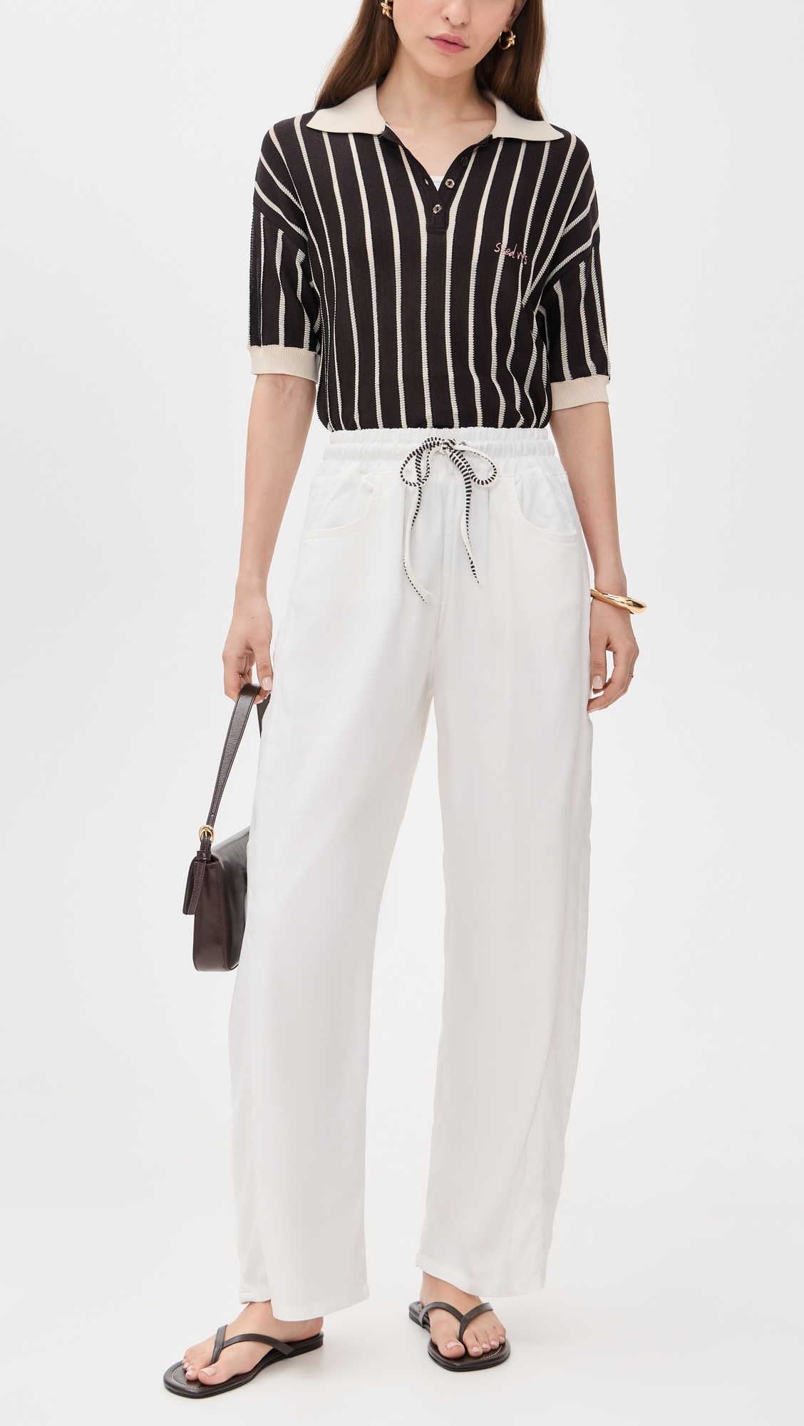 Cancun Pants Ivory Linen