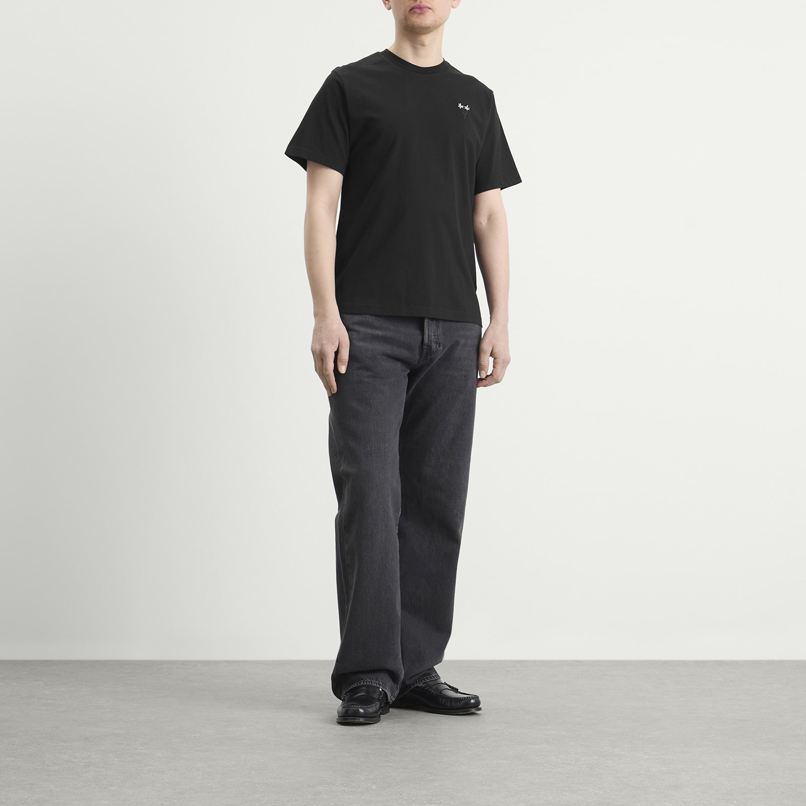 Men's Posy T-Shirt in Black