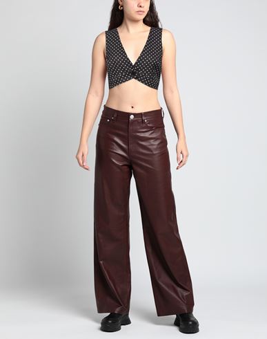 Woman Top Black Size M Polyester, Textile fibers