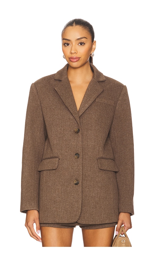 Line & Dot Belmont Blazer in Brown. L also in S