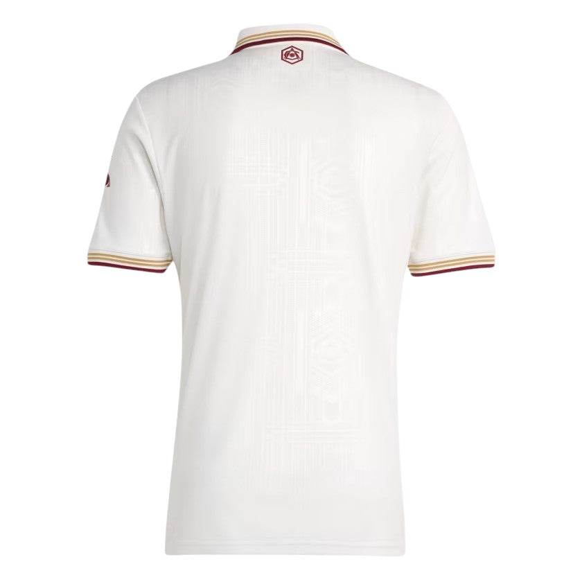 Arsenal 2025/2026 Third Kit 'Cloud White Burgundy'