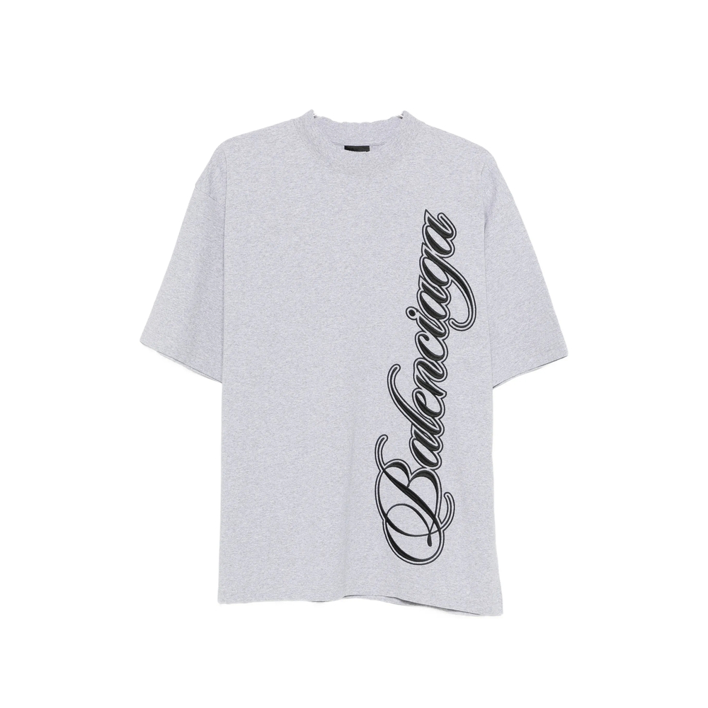 Cursive T-Shirt Grey