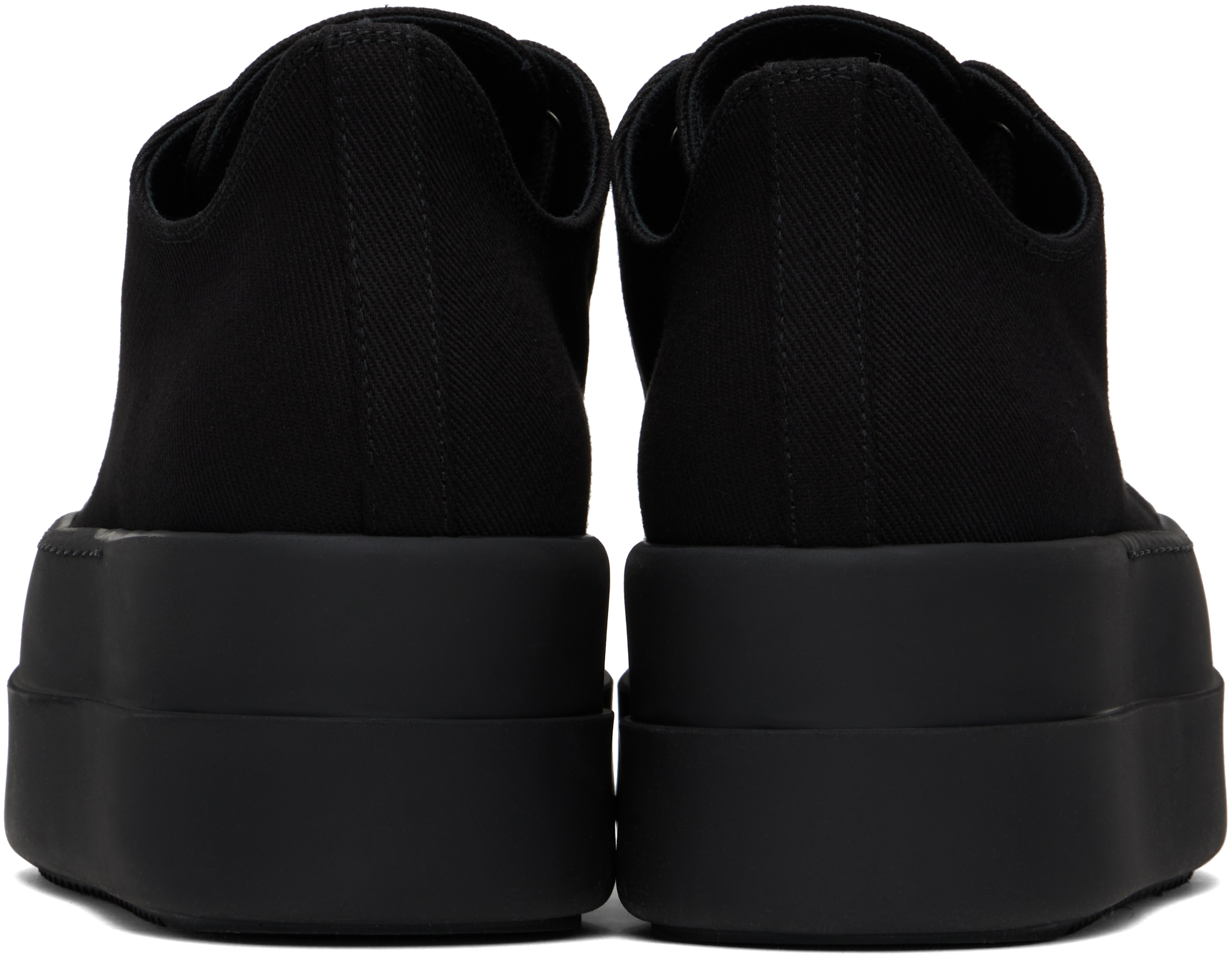 Rick Owens DRKSHDW Black Porterville Double Bumper Low Sneaks Sneakers