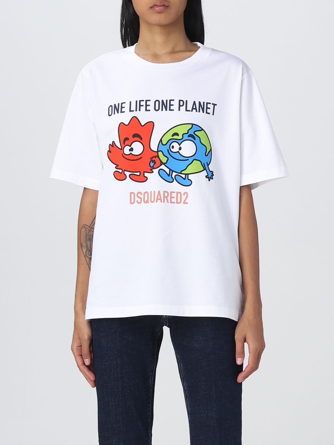 T-Shirt Woman color White