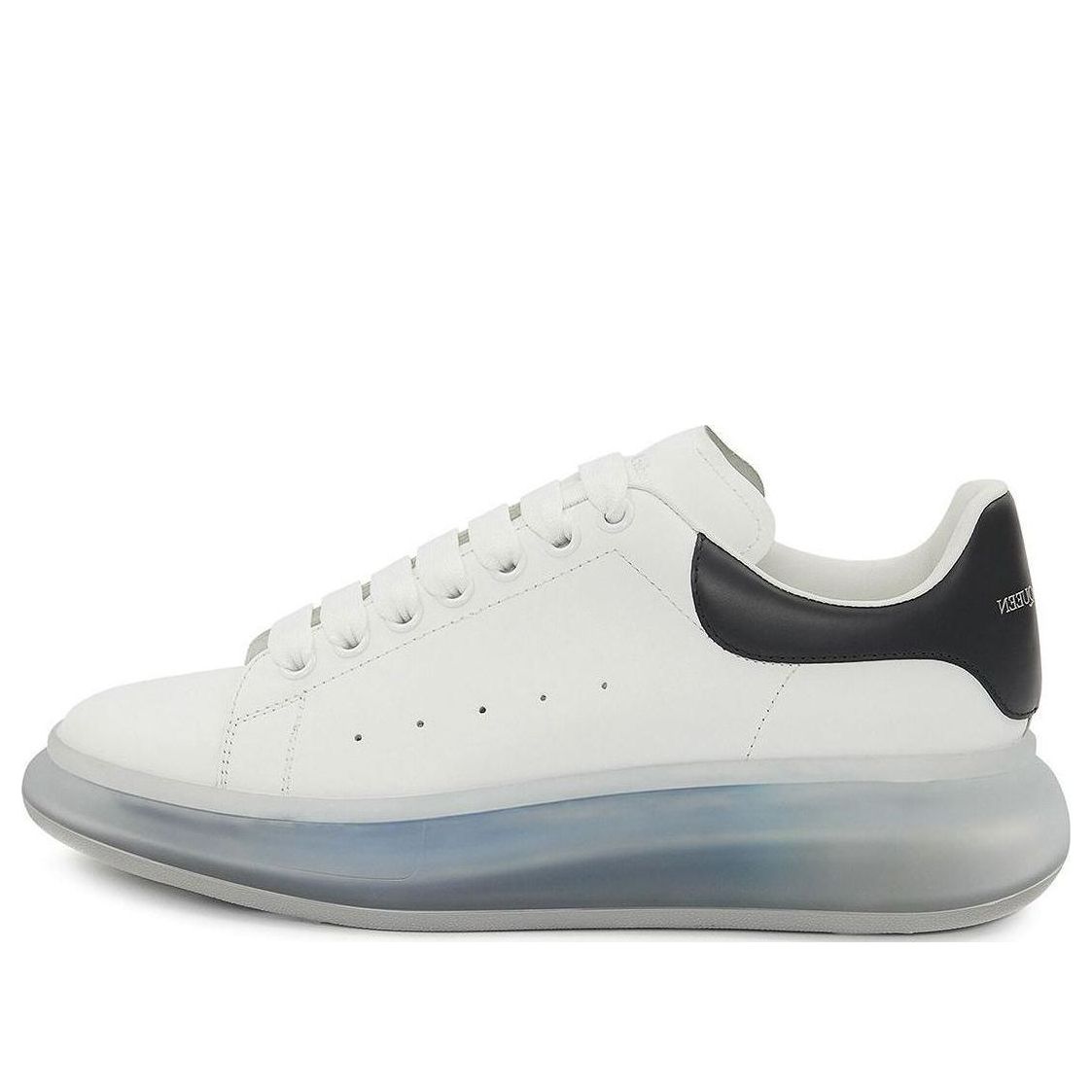 Oversized Sneakers 'Clear Sole White Navy Blue'