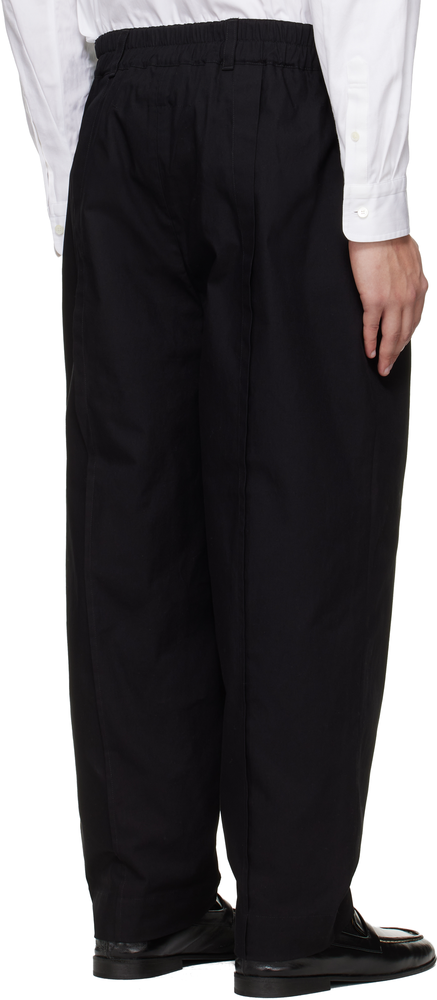 Black 'The Librarian' Trousers