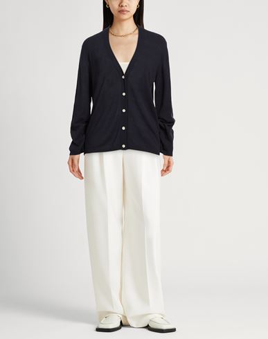Woman Cardigan Midnight blue Size S Silk